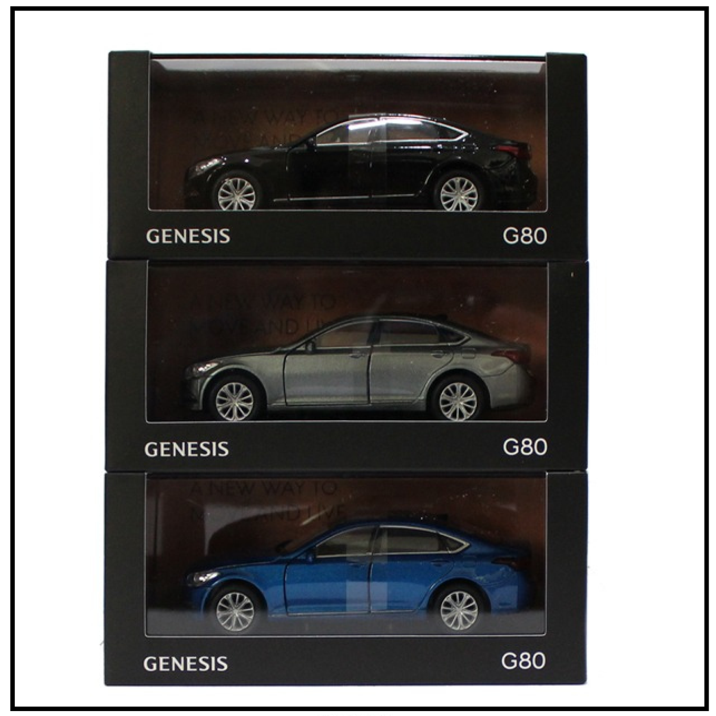 HYUNDAI * Genesis G80 * Miniature Diecast Model Car 1:38