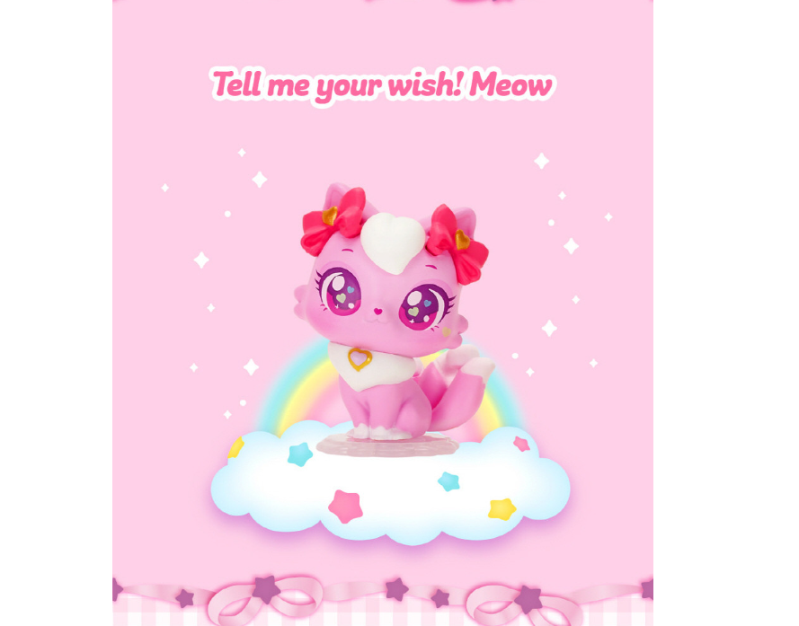 WishCat Figure LOVEMEOW Korean Animation Wish Cat Toy 2024 New