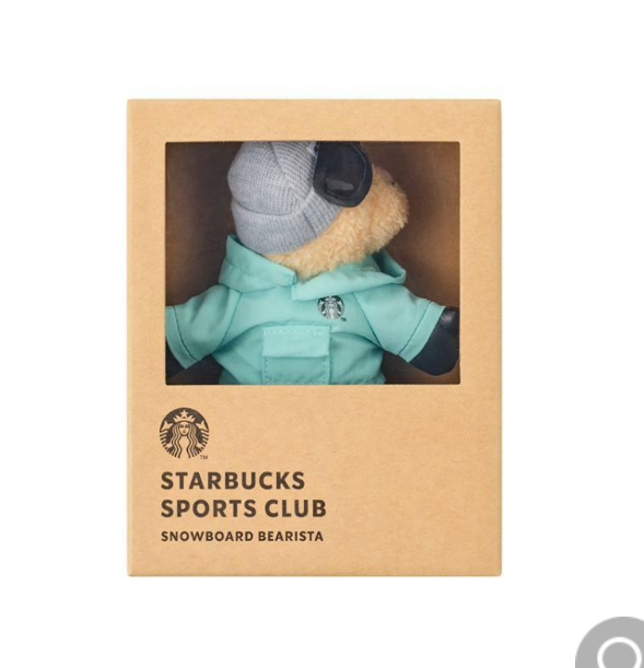 Starbucks Korea 2025 Starbucks Snowboard Bearista Keychain