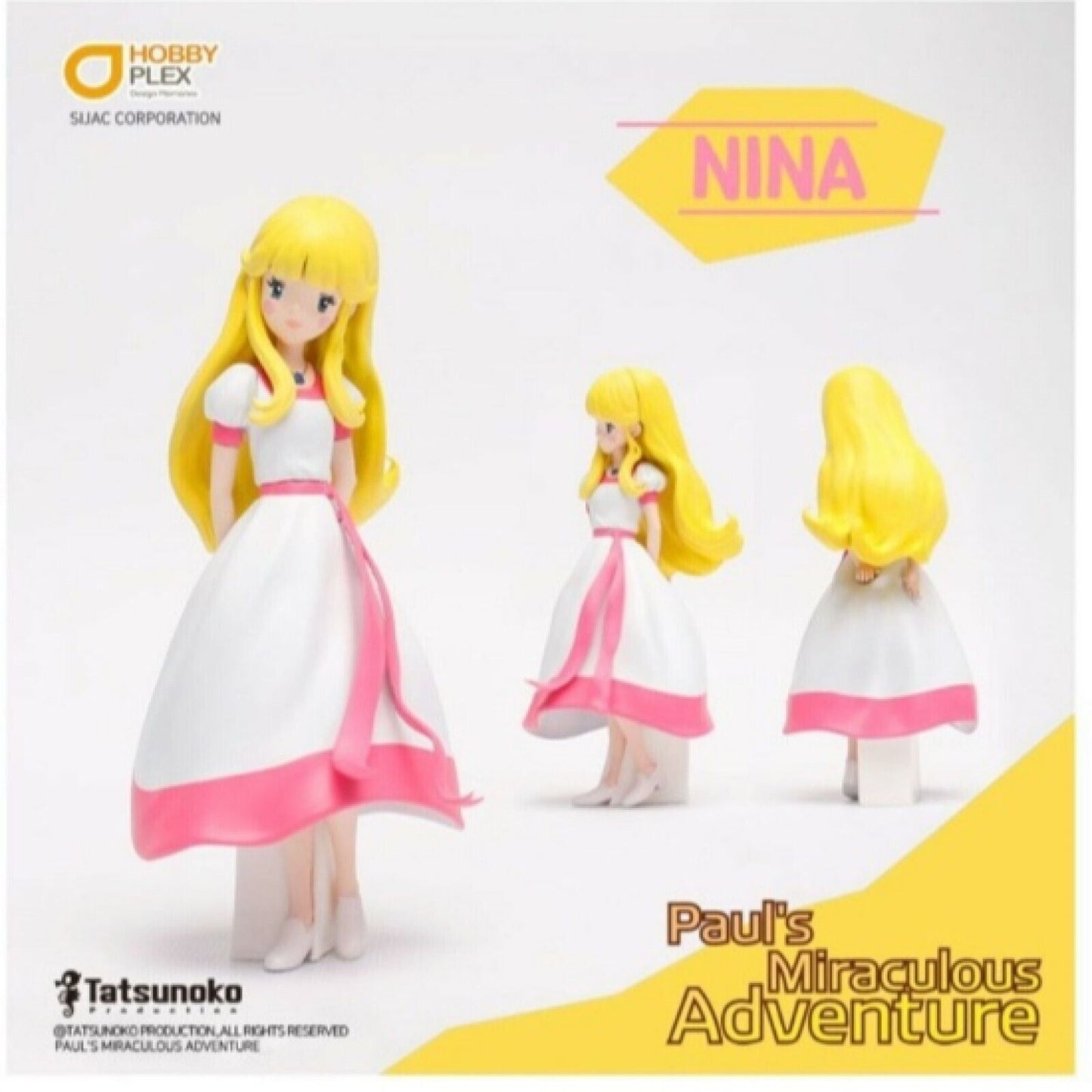 Paul's Miraculous Adventures 4Type Figure Set - Paul Nina Pakkun Doppe