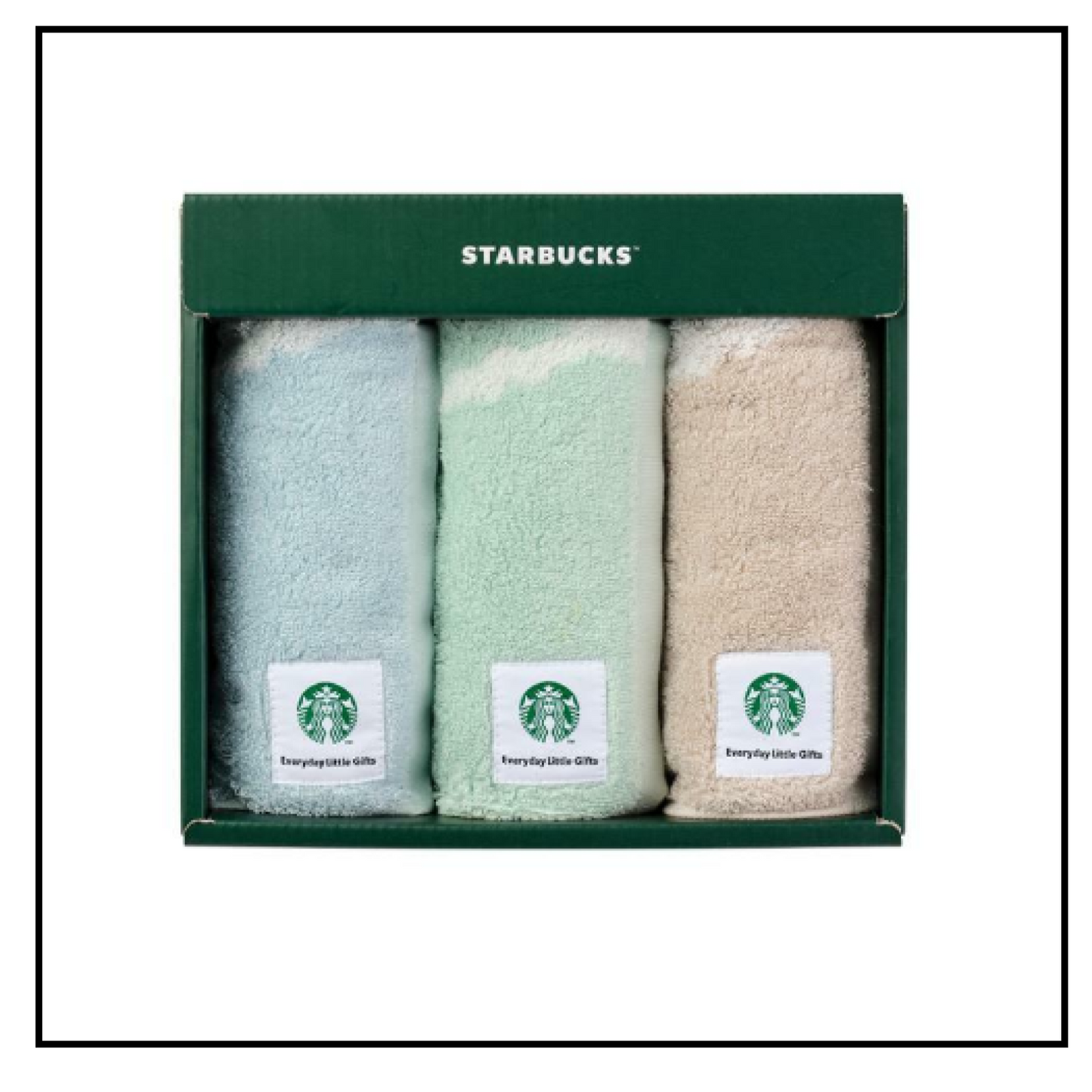 Starbucks Korea 2024 (c)Starbucks Hand Towel set(3P)