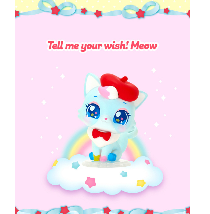 WishCat Figure ARTISTAMEOW Korean Animation Wish Cat Toy 2024 New