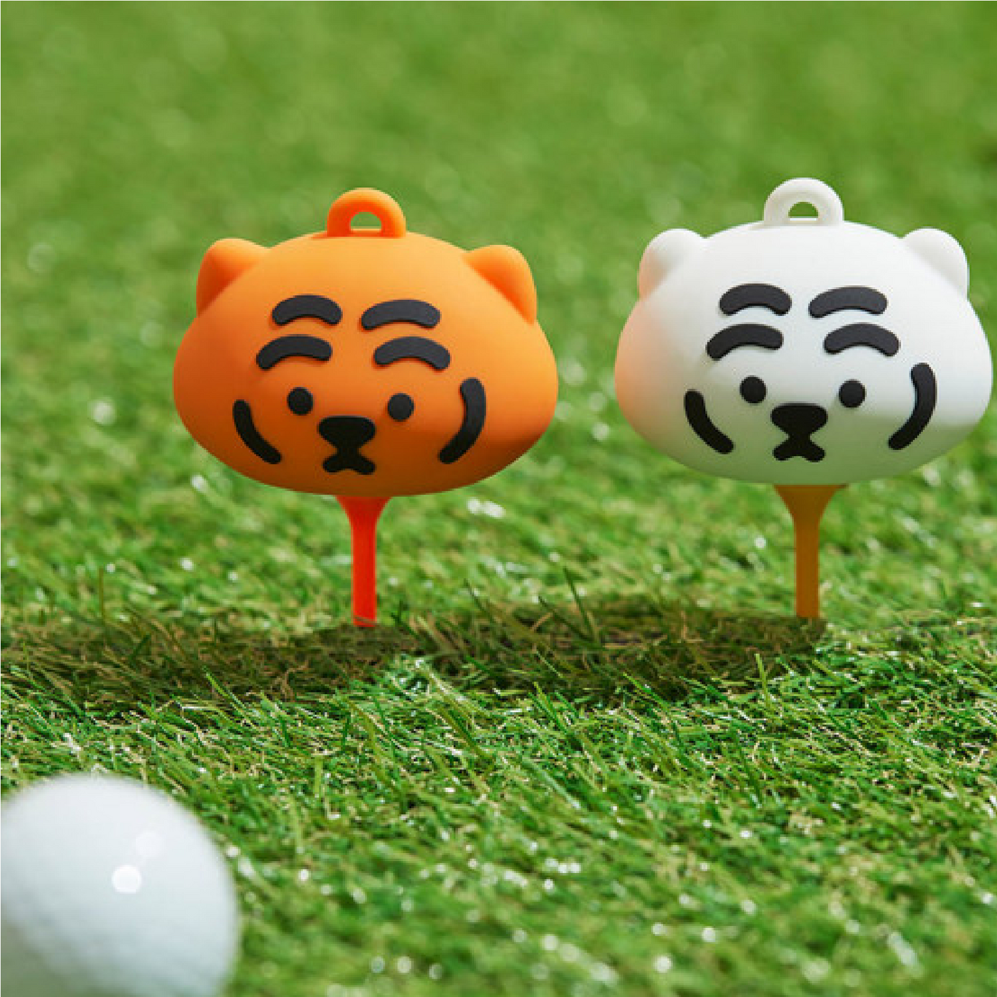 Mujik Tiger Golf Supplies Silicone Golf Ball Pouch