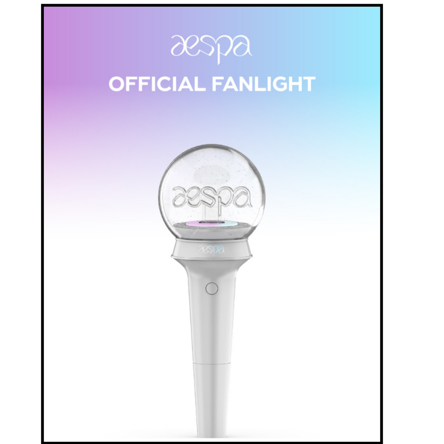 aespa Official Light Stick Fanlight for Concert / Custom Emblem Official Goods