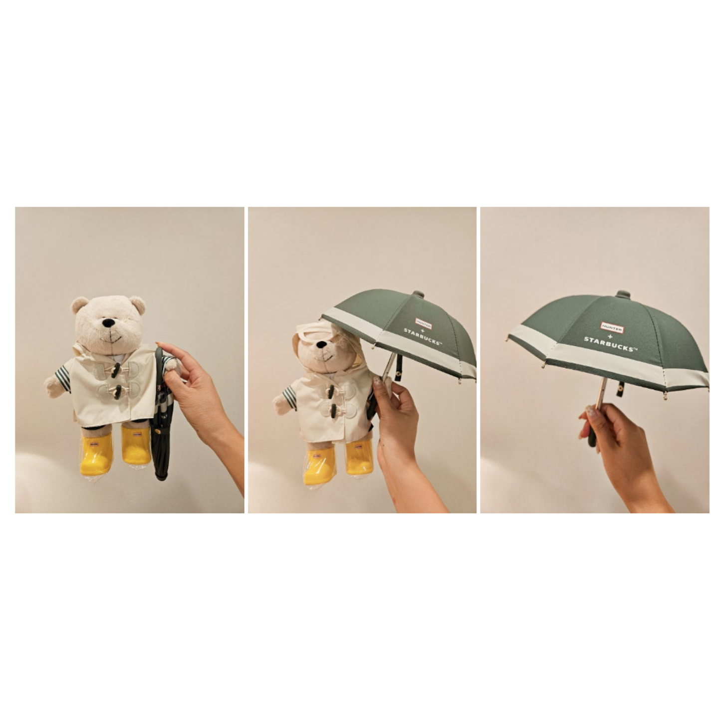 Starbucks Korea * Hunter x 2024 SS Rainy Bearista Plush Doll
