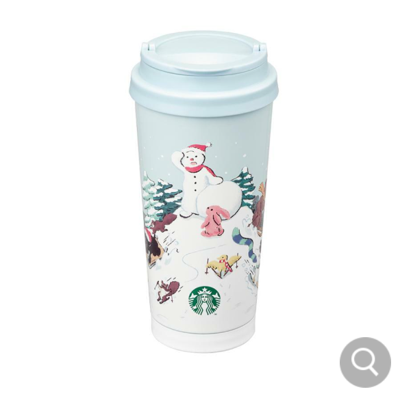 Starbucks Korea 2024 SS Holiday Friends Elma Tumbler 473ml holidayfriends