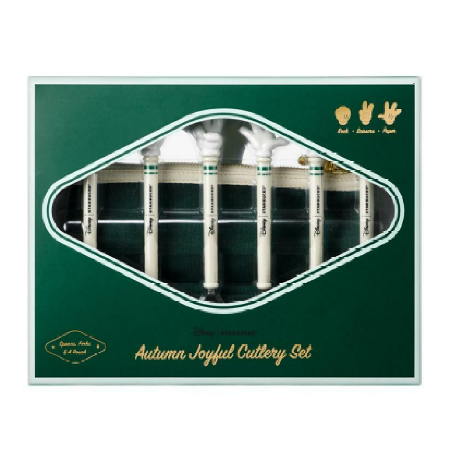 Starbucks Korea 2023 * Autumn Disney Joyful Cutlery Set