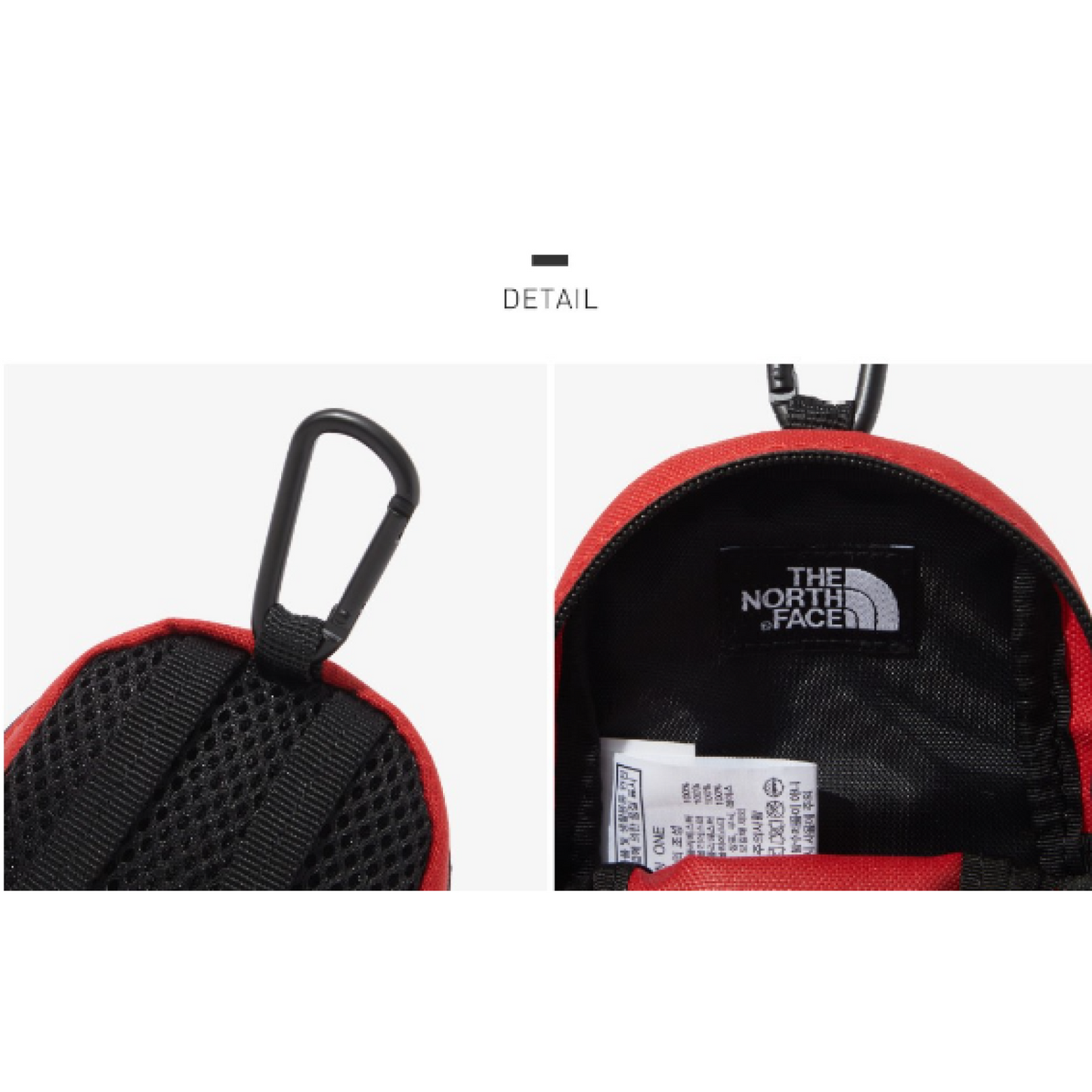 NEW THE NORTH FACE MINI BOREALIS POUCH NN2PQ23C Red