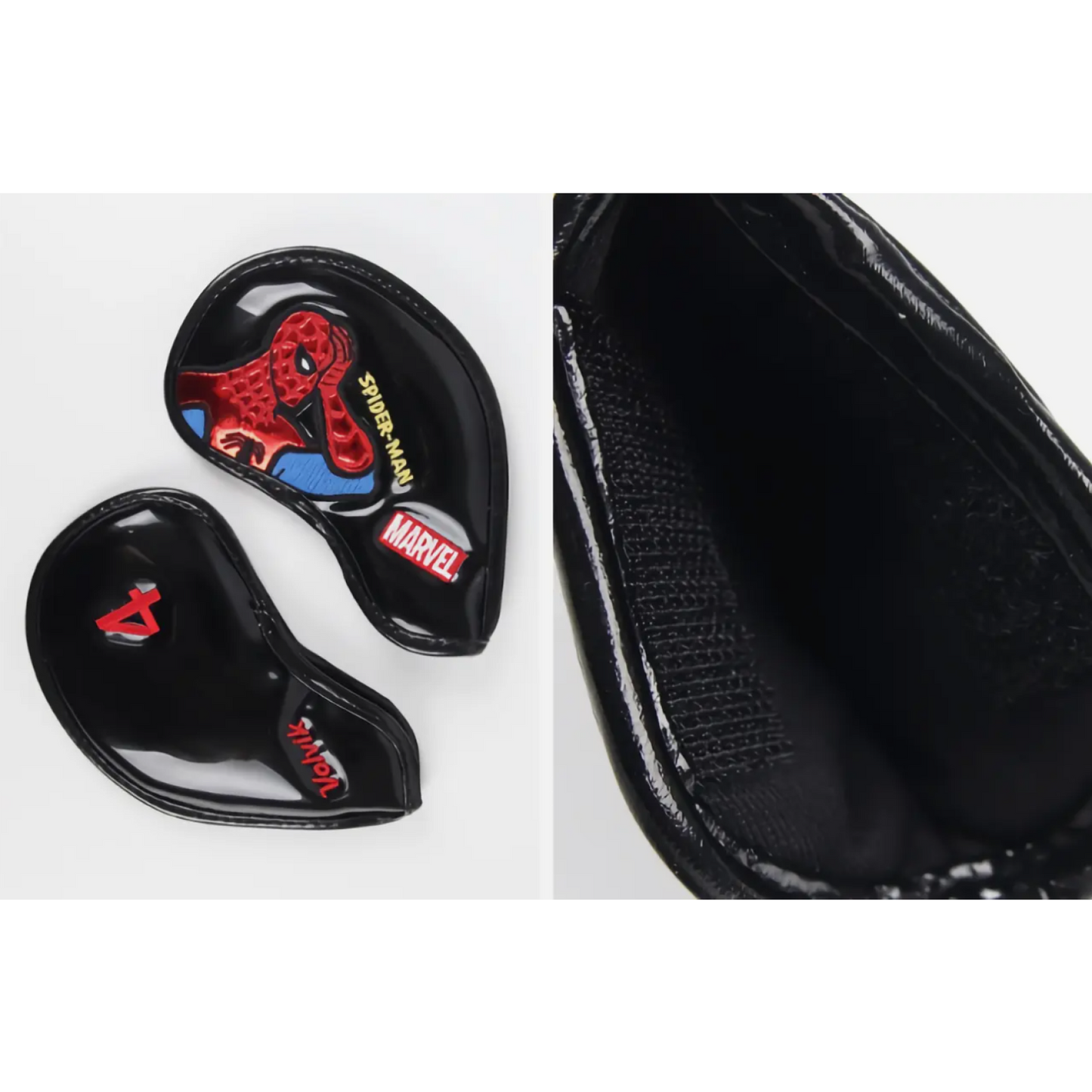 New Volvik Marvel Spider Man Golf Iron Head Cover 9Pcs Glove for Club Authentic