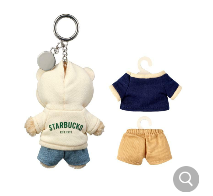 Starbucks Korea 2024 * Cool Summer bearista Key Chain