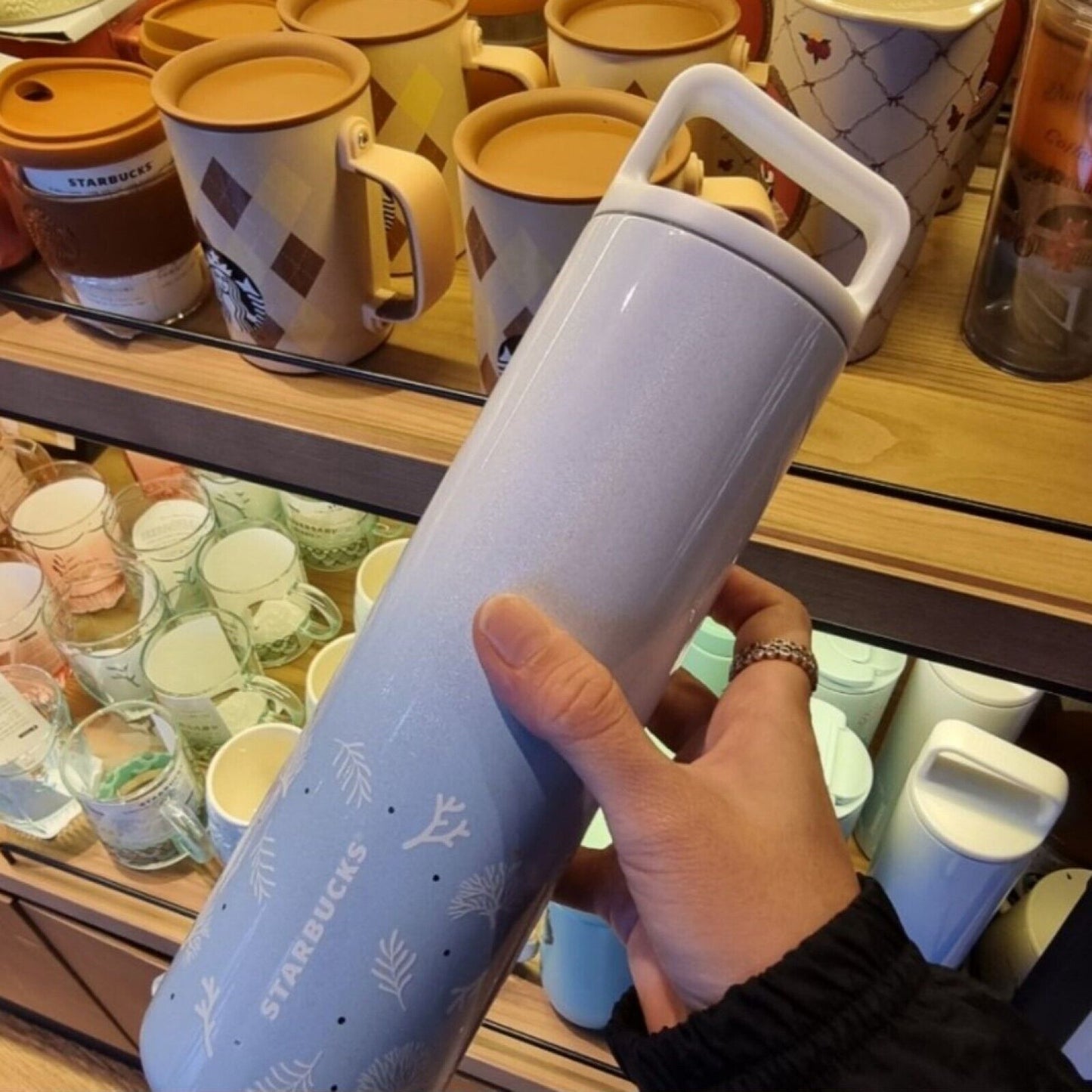 Starbucks 2022 Korea Limited * 22 SS Anniversary Miir mir Handle Tumbler 591ml