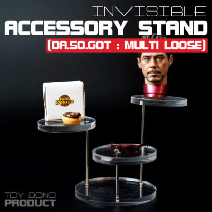 New TOY BONO Figure Accessory Loose Acrylic Stand MULTI LOOSE