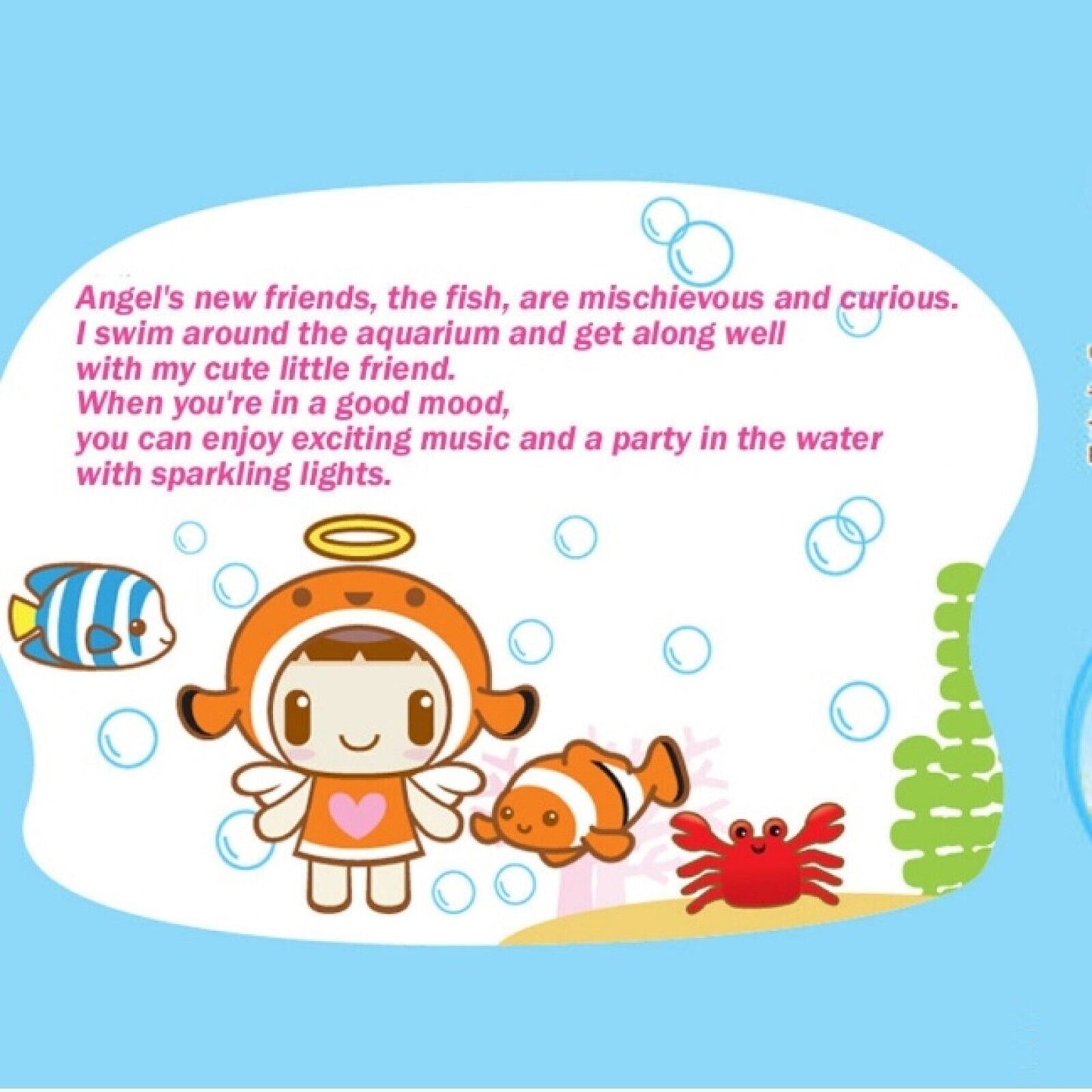 Mischievous Fish Swim Here and There Children's Aquarium Toys Korean