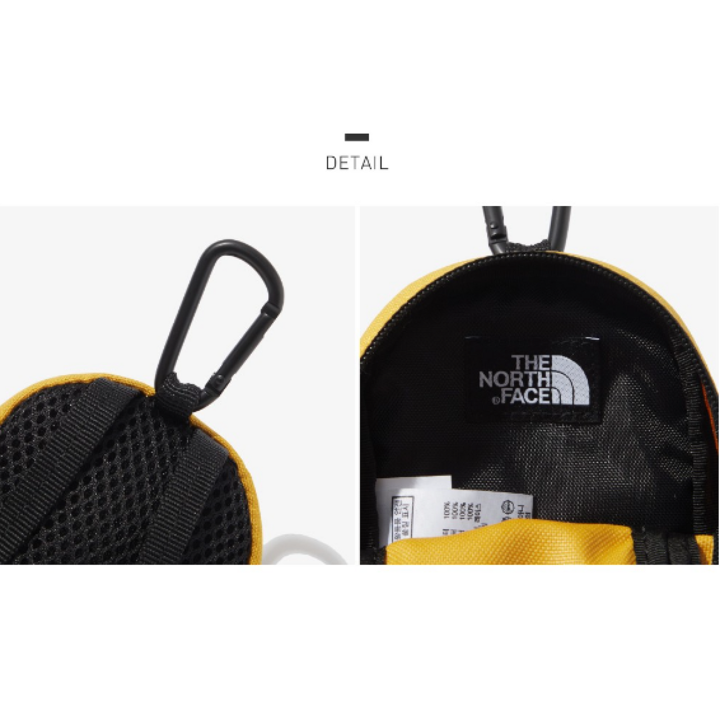 NEW THE NORTH FACE MINI BOREALIS POUCH NN2PQ23D GOLD_YELLOW