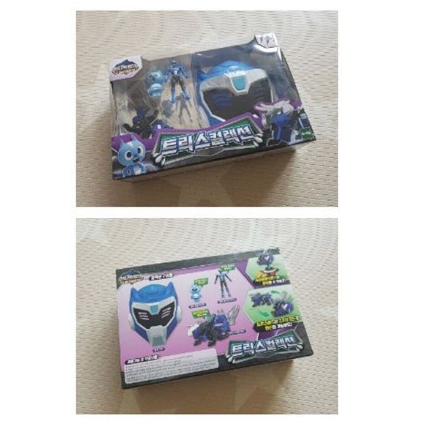 Miniforce Super Dino Power TRIX Collection Set - Mask, BOLT Figure, TYRAKA Head