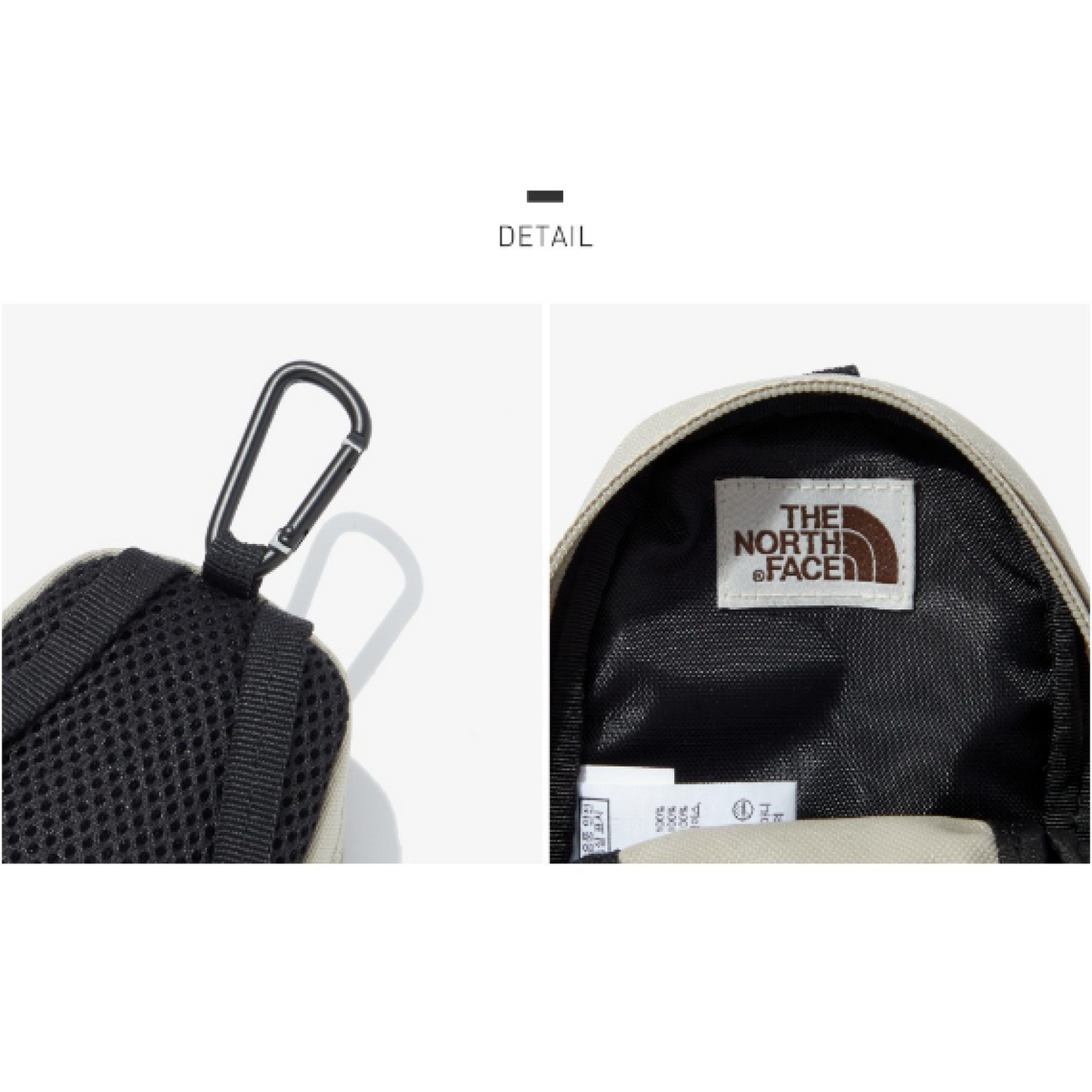 NEW THE NORTH FACE MINI SUPER PACK POUCH NN2PQ12M LIGHT_BEIGE