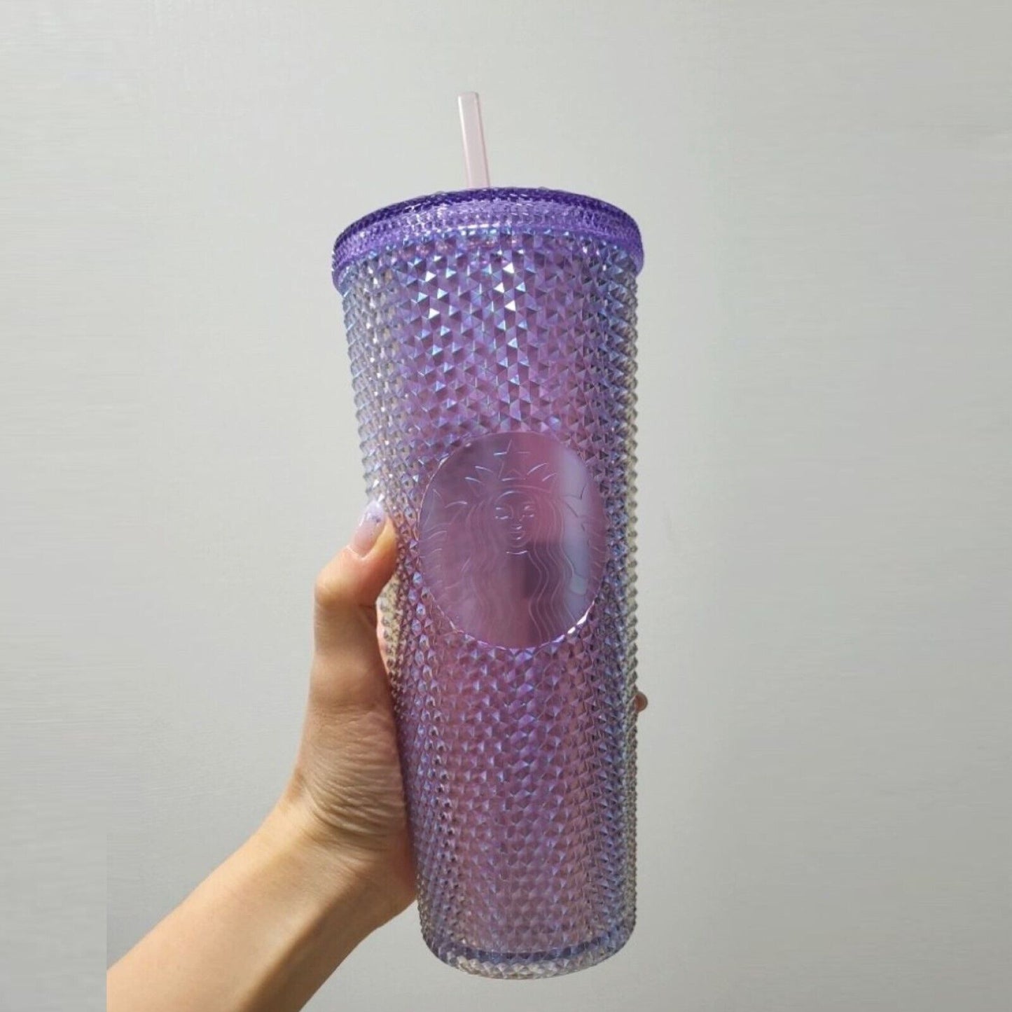 Starbucks 2022 Korea Limited * 22 Cherry Blossom Pink Beam Stud Cold Cup 710 ml
