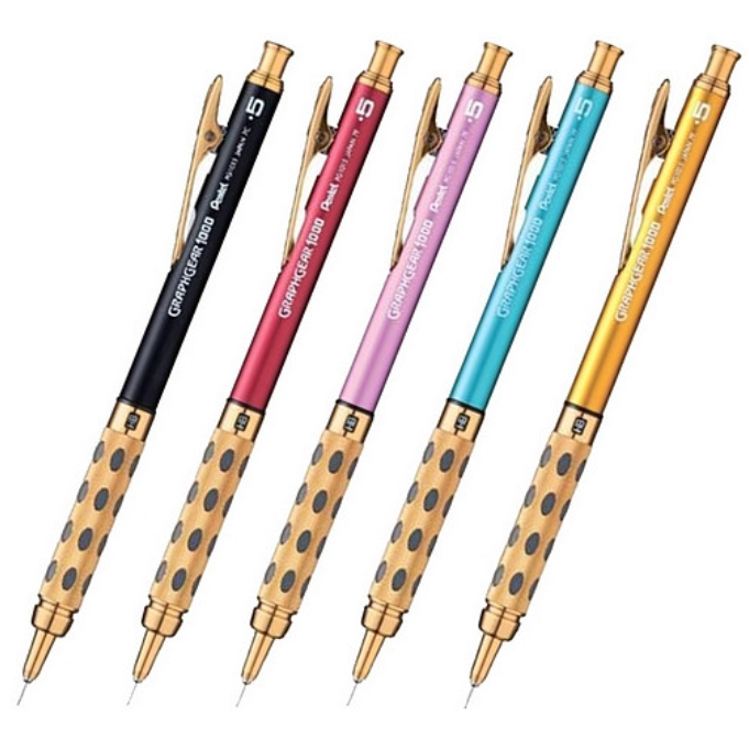 NEW Pentel Graphgear 1000 Limited 2018 gold mechanical pencil 0.5mm exclusive