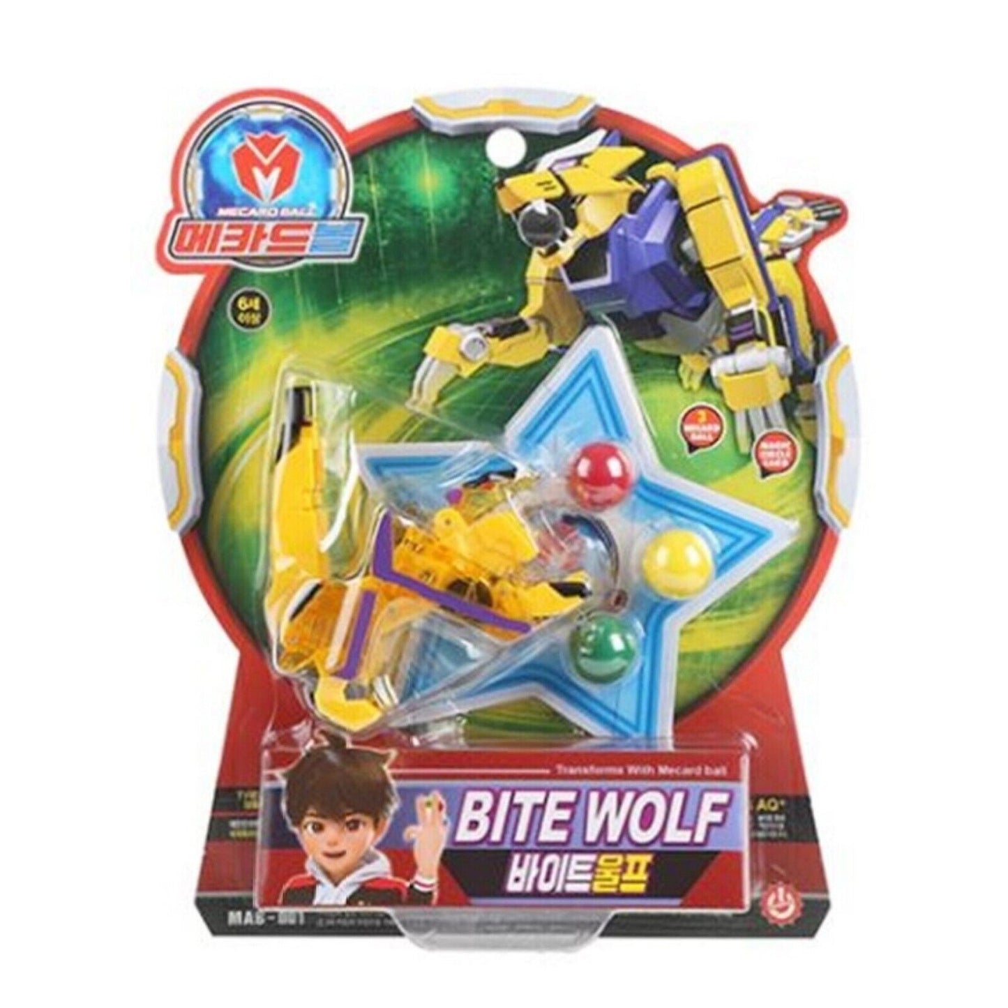 Mecard Ball 24 Types Turning Car Mecanimal Transformer Robot Kids Toy Animation