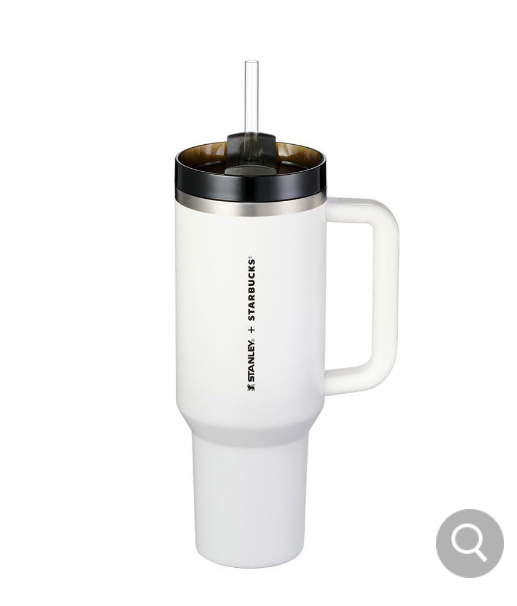 Starbucks Korea 2024 Autumn SS White Stanley Quencher Tumbler 1183ml