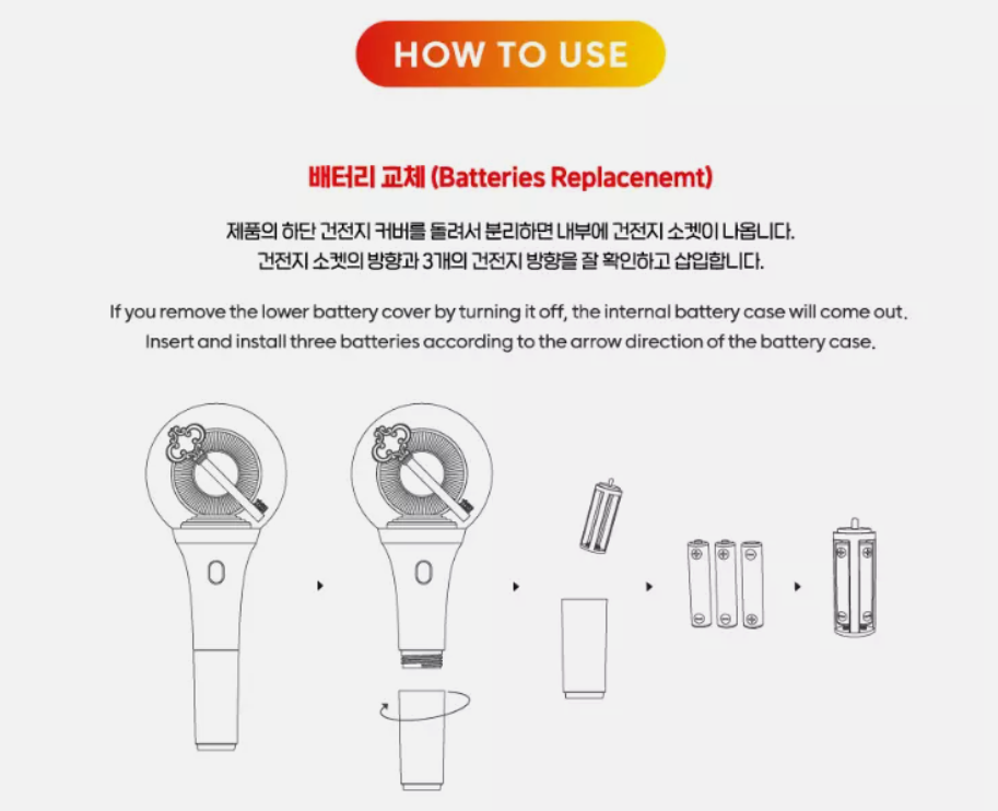 Weki Meki Official Light Stick Fanlight for Concert Cheering Authentic K-POP MD