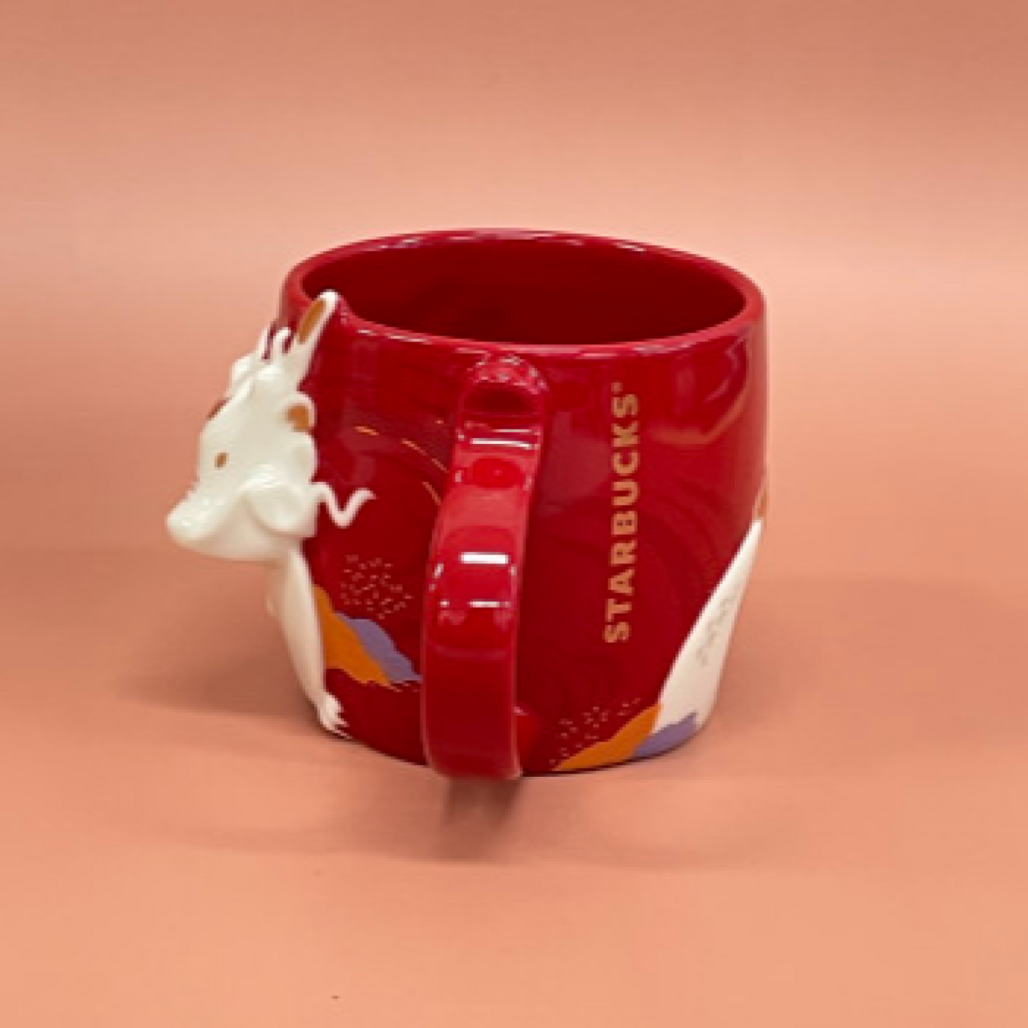 STARBUCKS KOREA 2024 * new year Dragon Red Mug 355ml