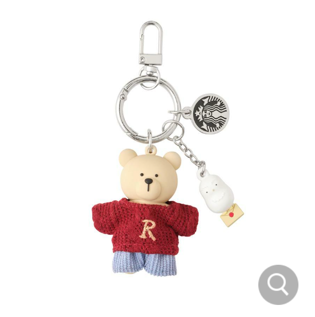 Starbucks Korea 2025 Harry Potter Bearista Keychain / New Year Limited MD