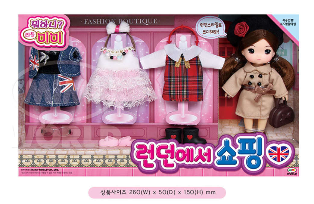 Little Mimi Shopping in London Mimi World What are you doing Girl Doll Role Play
