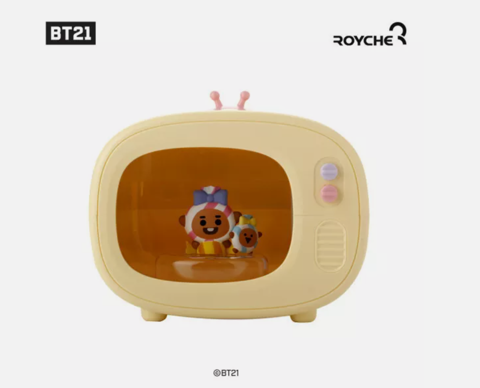 BTS BT21 Official Baby Jelly Candy TV Humidifier Figure Humidifier Mood Light