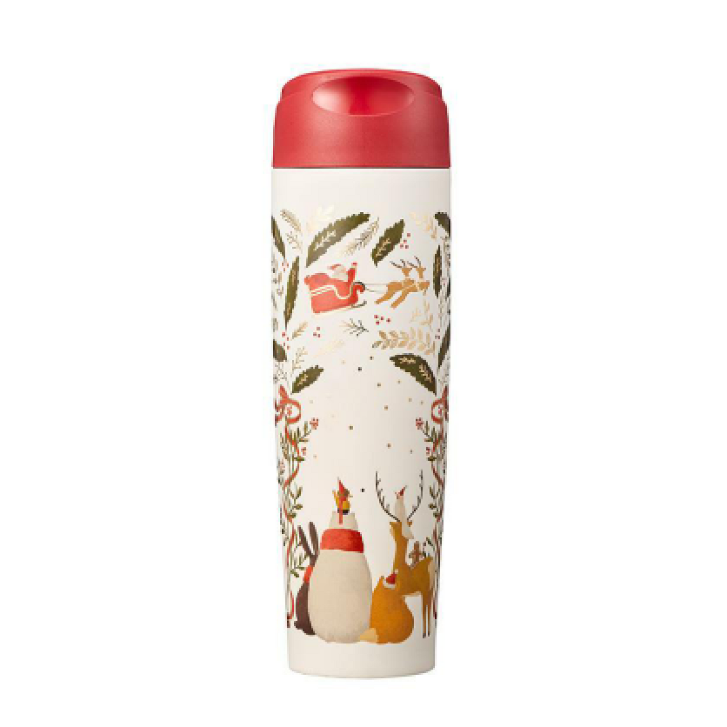 STARBUCKS KOREA 2023 * Christmas SS Holiday Santa Friends tumbler 444ml