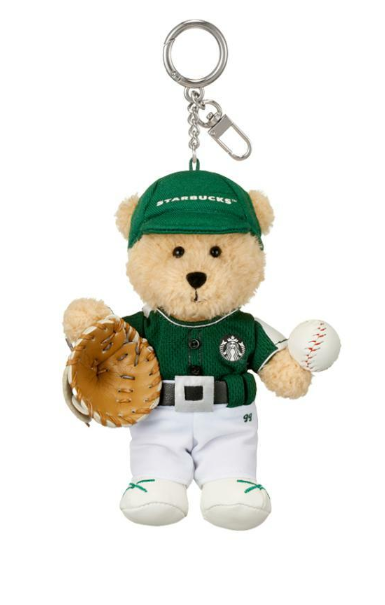 Starbucks Korea 2024 * Sports Club Bearista Keychain Set 9 Types