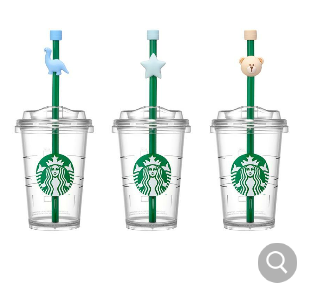 Starbucks Korea 2025 Play Blud StrawCap Set (3P)