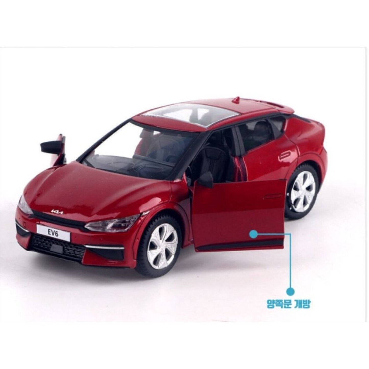 KIA Motor Car EV6 GT Mini Diecast 1:38 Scale Miniature Toy