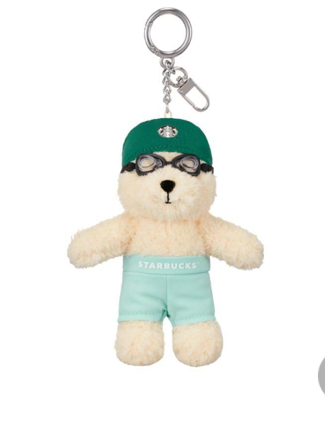 Starbucks Korea 2024 * Sports Club Bearista Keychain Set 9 Types