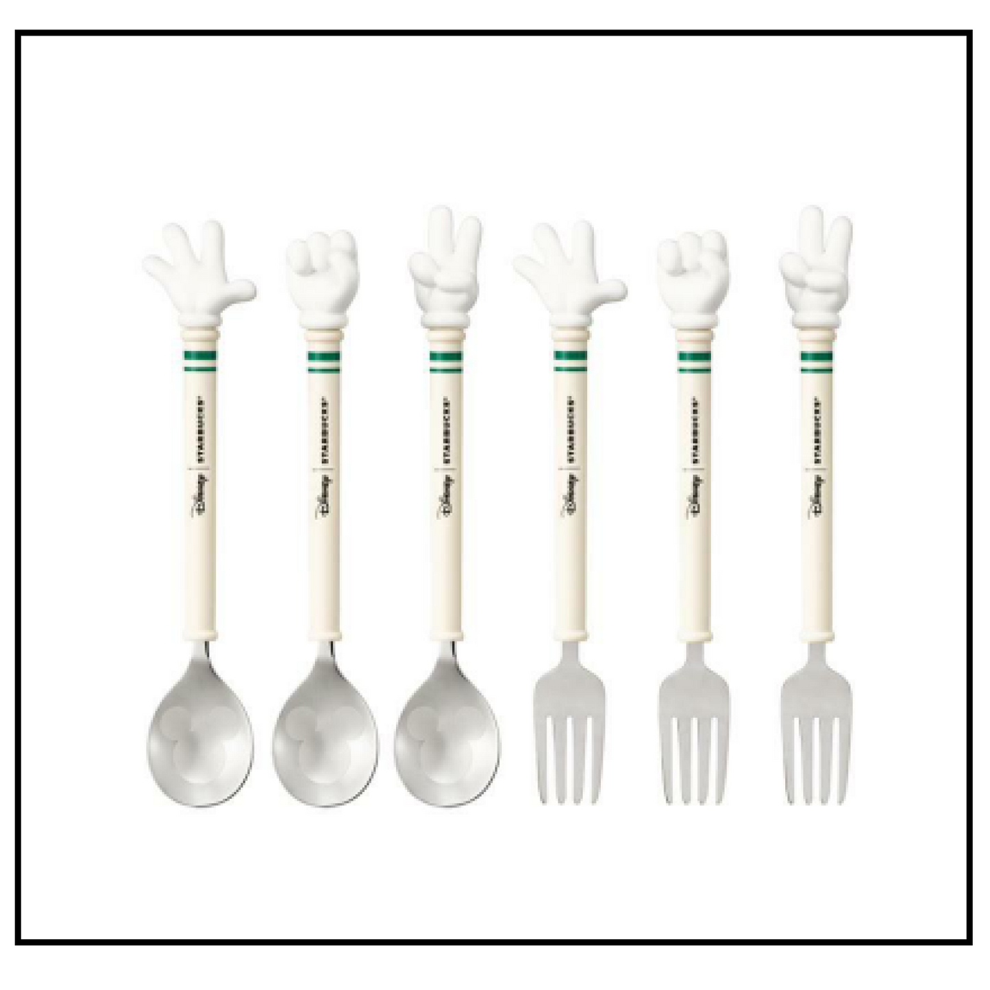 Starbucks Korea 2023 * Autumn Disney Joyful Cutlery Set