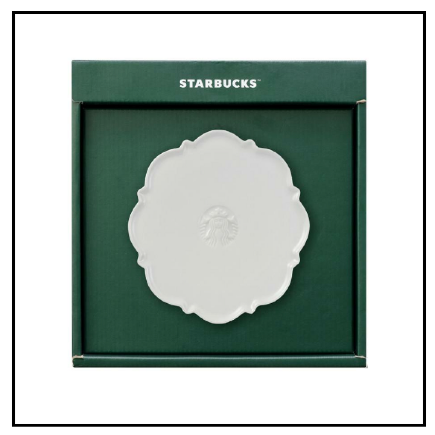 Starbucks Korea 2024 Mujagi Round Dessert Plate