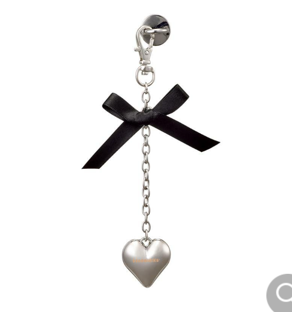 Starbucks Korea 2024 * Heart Deco Chain KeyChain