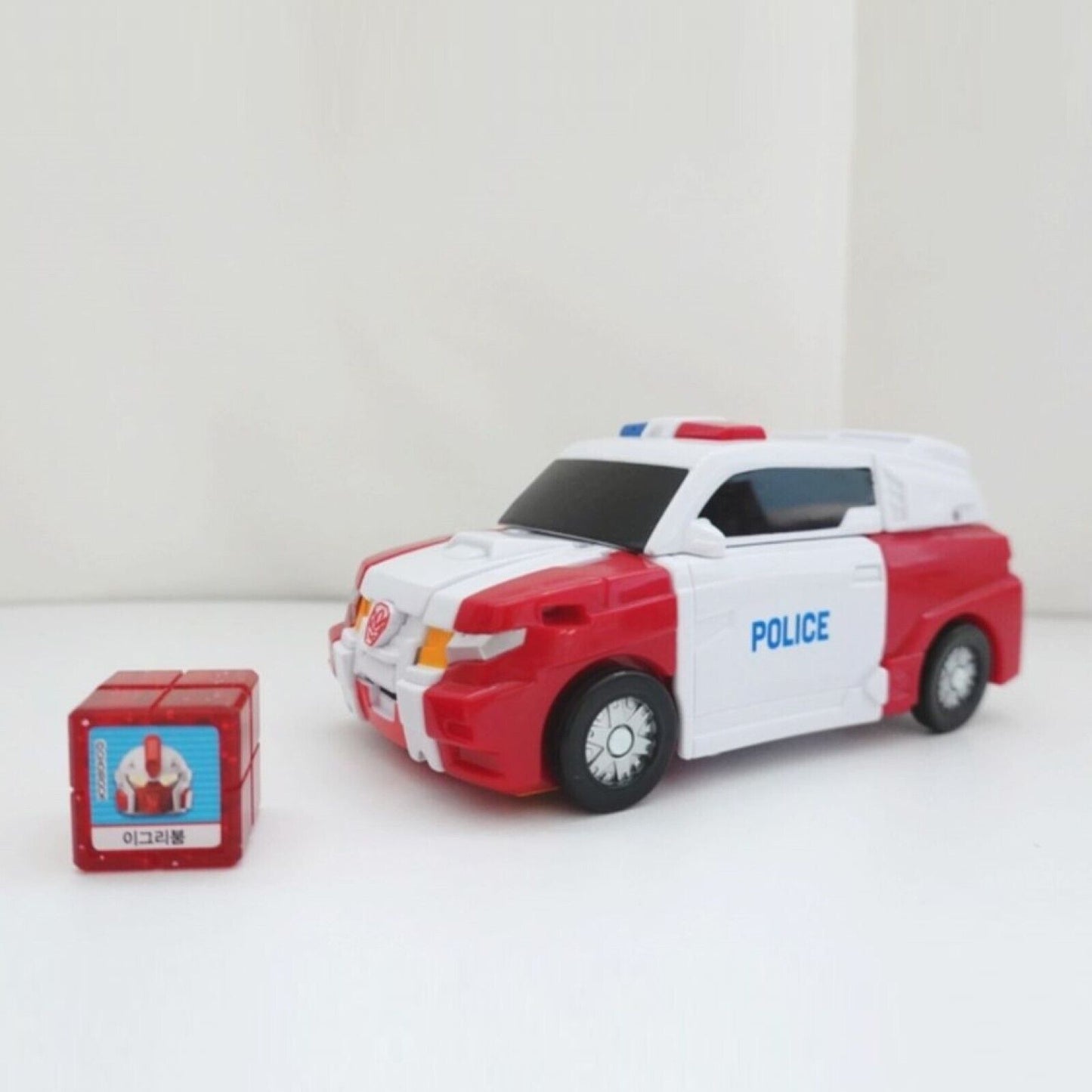 Hello Carbot EGRYBOOM * Transformer Robot Police Car Action Figure Korean Toy
