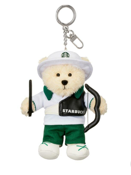 Starbucks Korea 2024 * Sports Club Bearista Keychain Set 9 Types