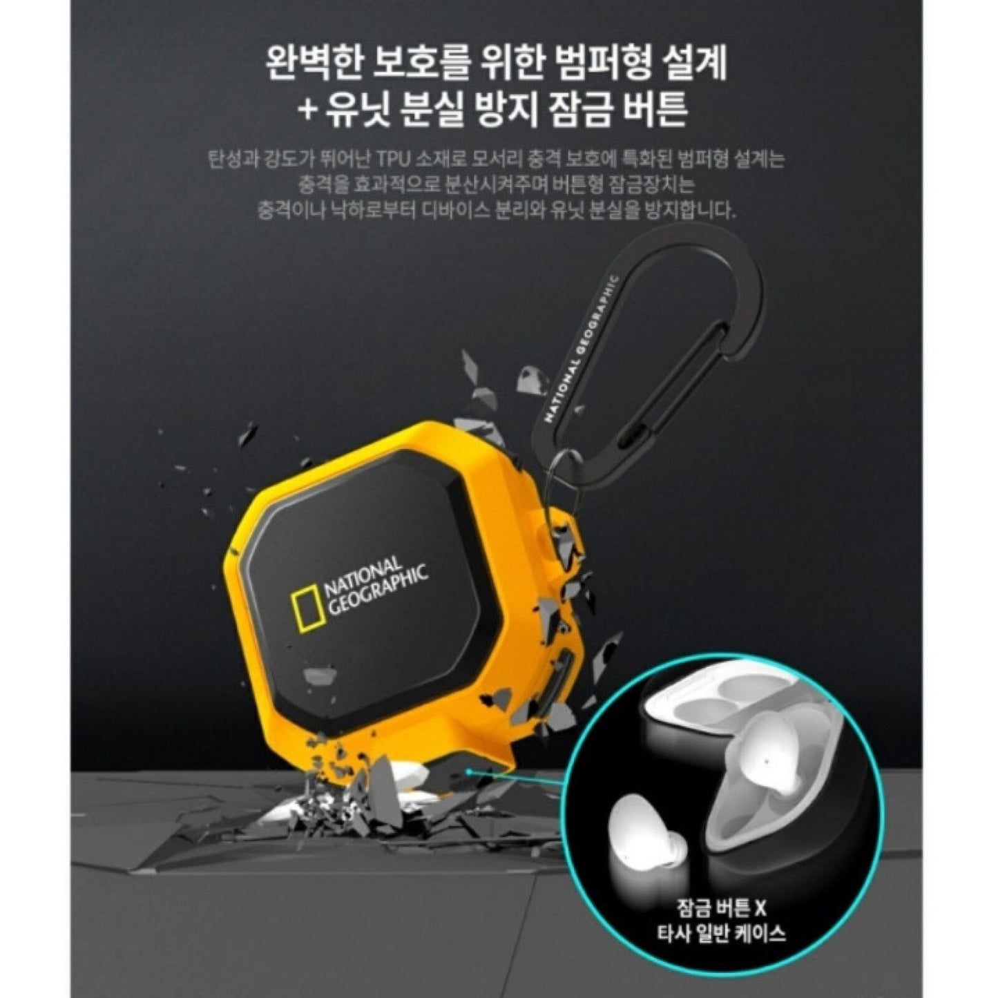 National Geographic SAMSUNG Galaxy Buds2 Pro/2/Live/Pro Buds Case Cover