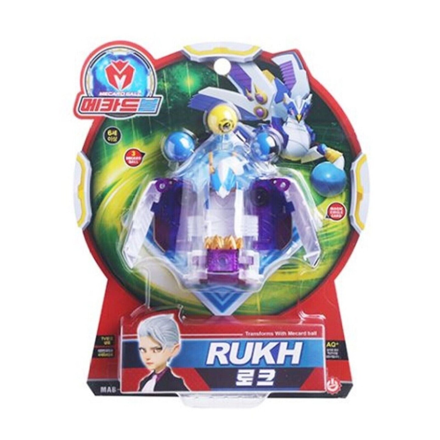 Mecard Ball 24 Types Turning Car Mecanimal Transformer Robot Kids Toy Animation