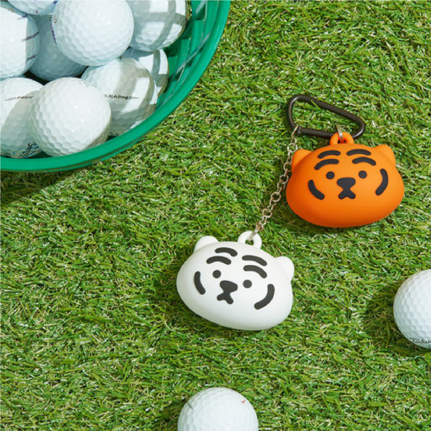 Mujik Tiger Golf Supplies Silicone Golf Ball Pouch
