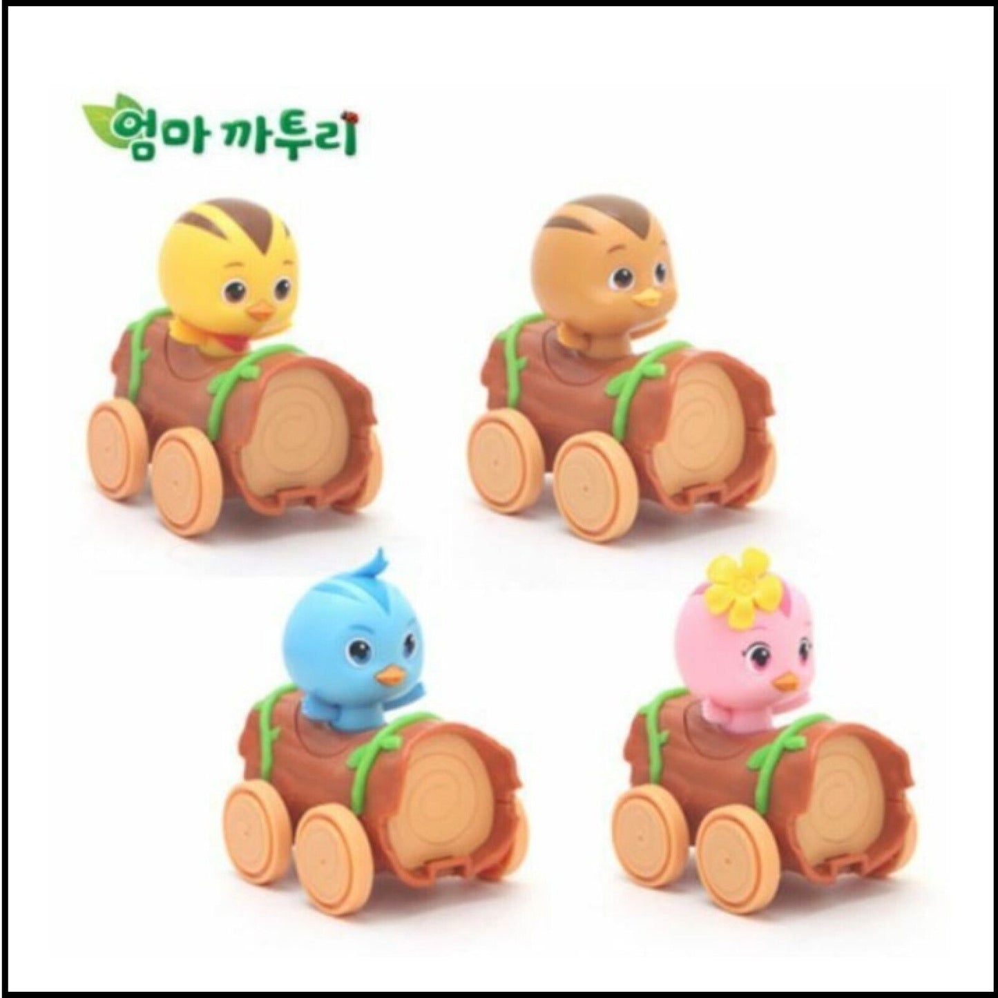 MOM KATURI Log Train Mini Figure Toy Press N Go chip Maji Ruri Sejji Kongji