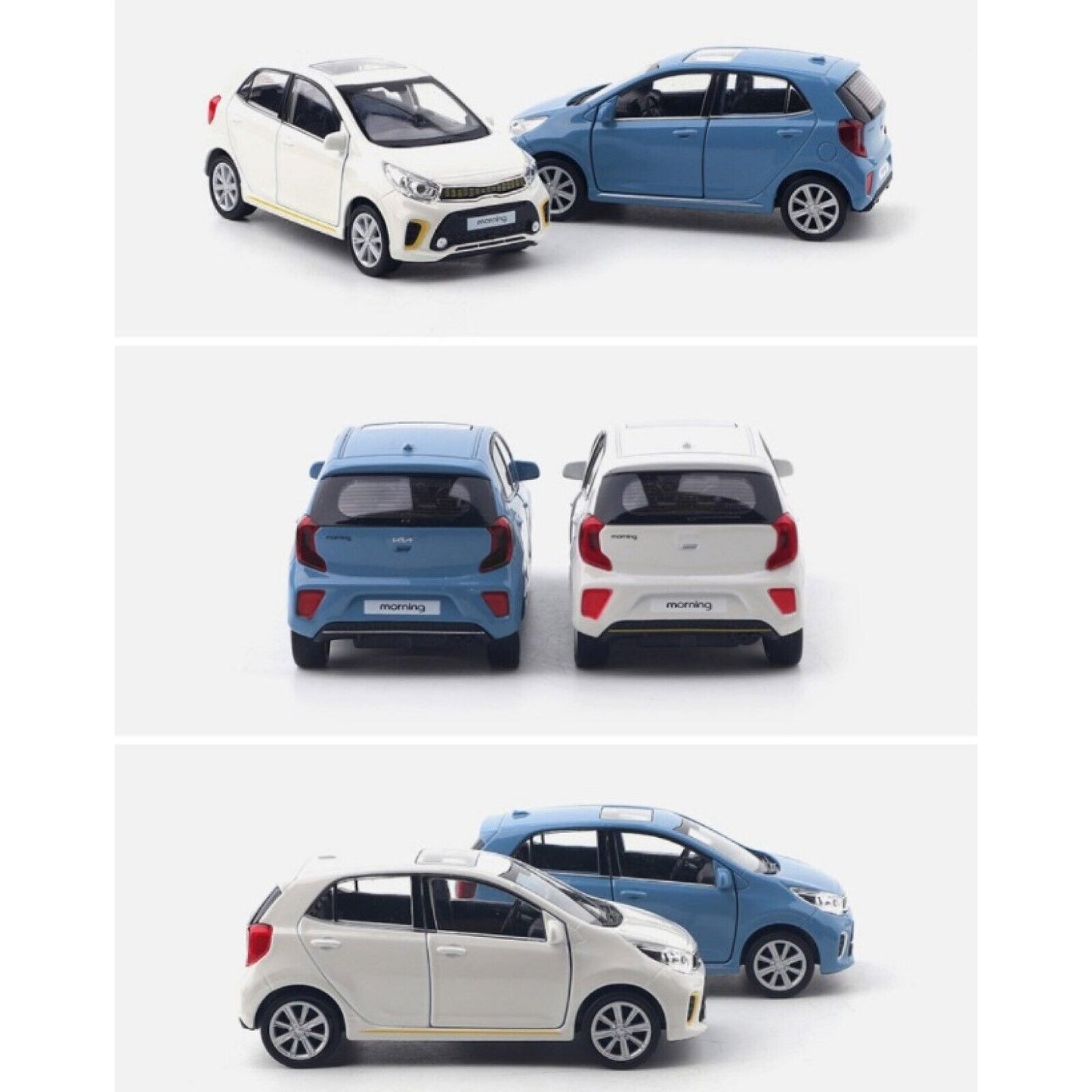 KIA Motor Car * Morning * Mini Diecast 1:38 Scale Miniature Display Toy