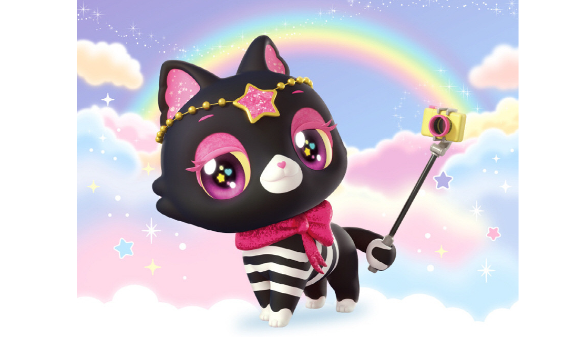 WishCat Figure SELFIEMEOW Korean Animation Wish Cat Toy 2024 New