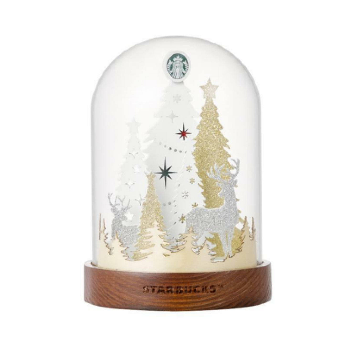 STARBUCKS KOREA 2023 * Xmas wood tree light
