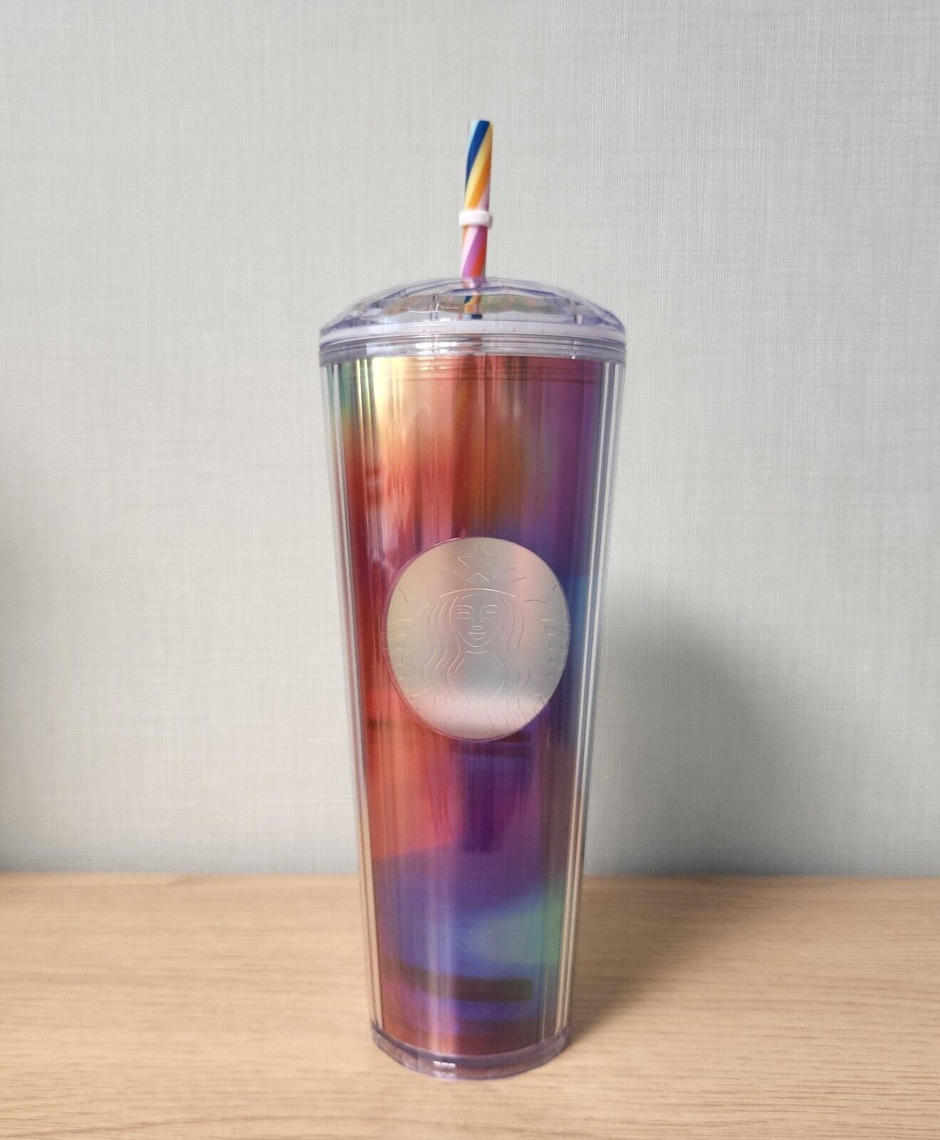 Starbucks Korea Limited * Rainbow Kaleidoscope Cold Cup 710ml 2022 Summer 24oz