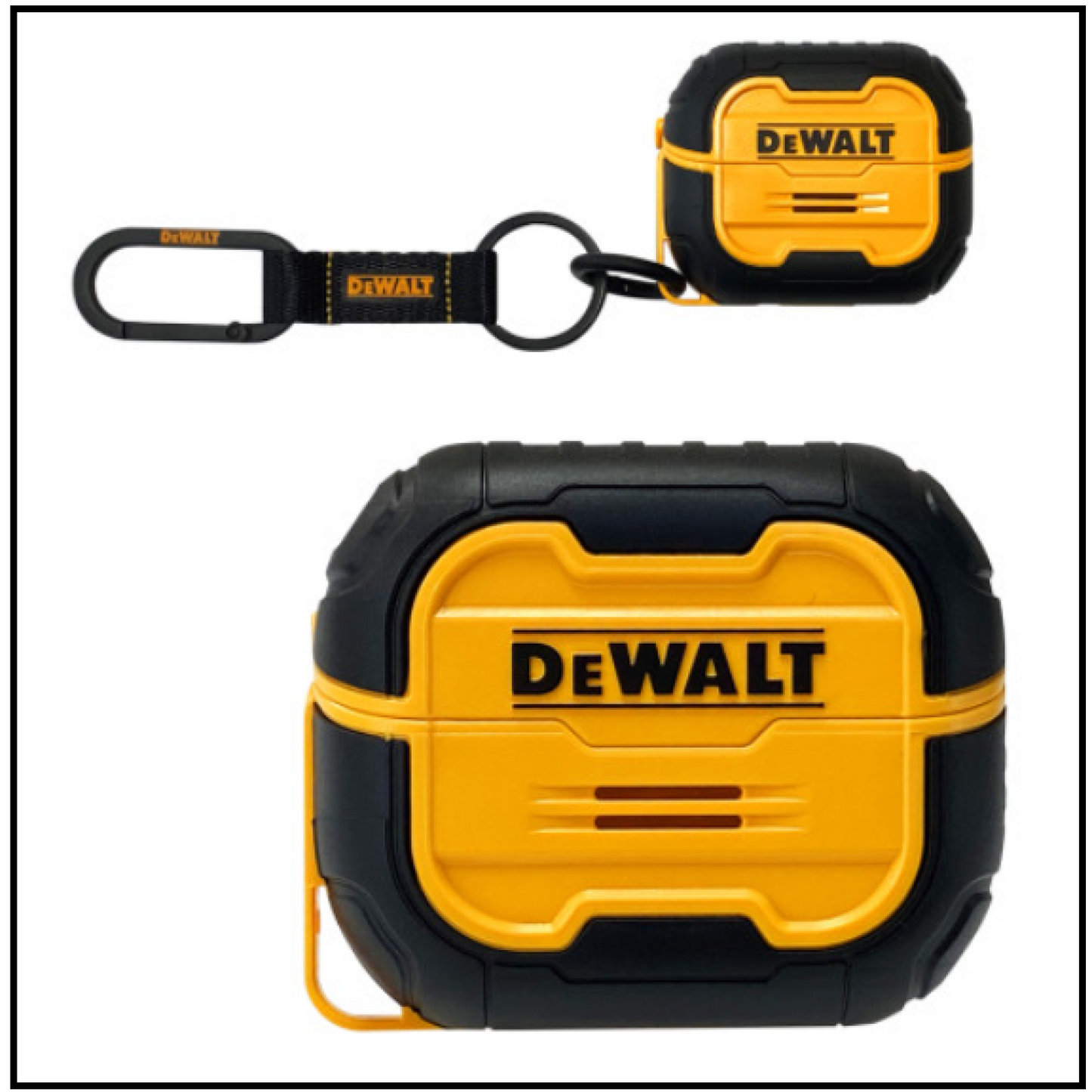 Samsung x DEWALT Galaxy Buds3|Buds 3 Pro Case TITAN w Carabiner Keyring Rugged