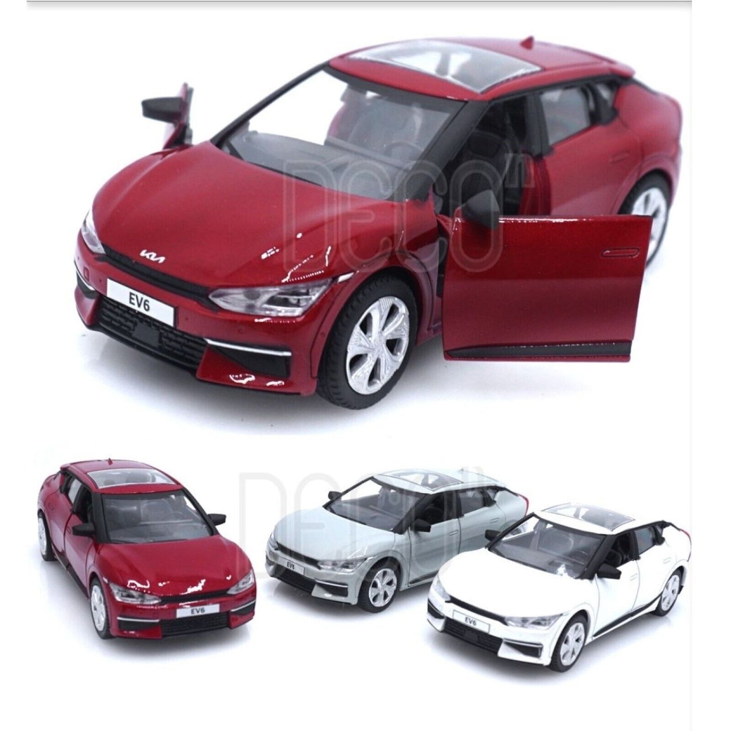 KIA Motor Car * EV6 * Mini Diecast 1:38 Scale Miniature Toy