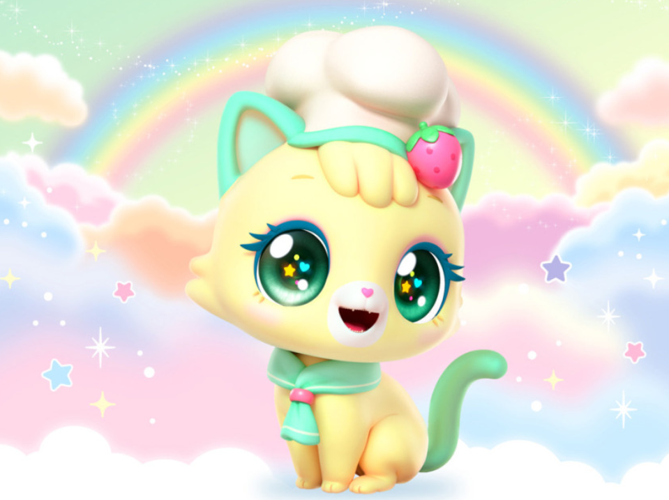 WishCat Figure CREAMEOW Korean Animation Wish Cat Toy 2024 New